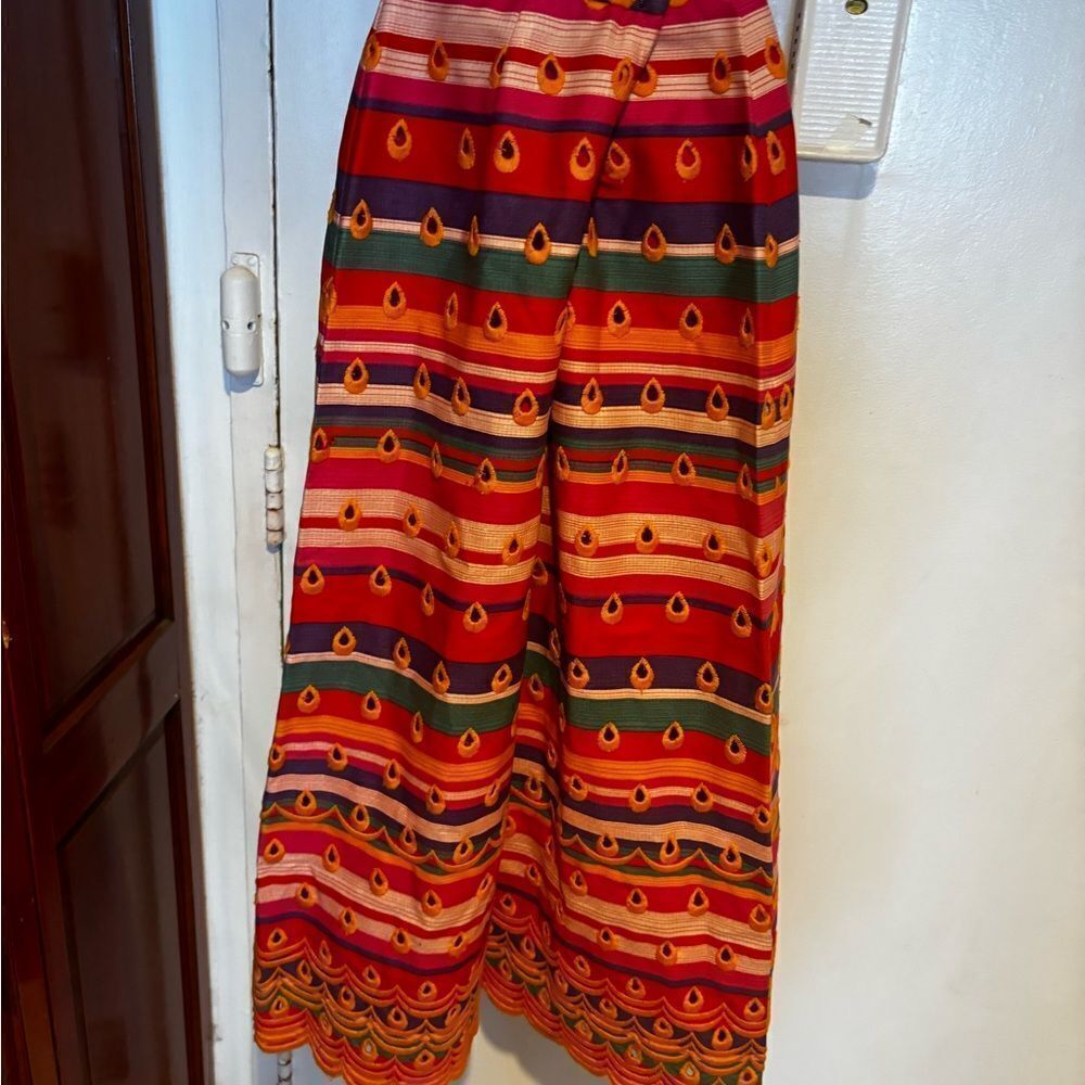 1970s Morton Myles for Malcolm Charles Boho Maxi Skirt vintage dress bottom